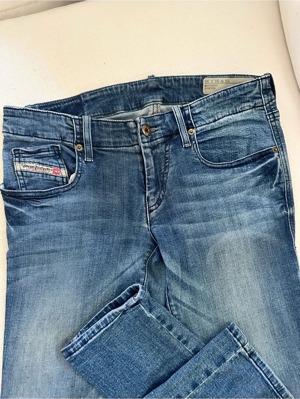 Diesel Skinny Jeans in Dark Blue Wash
